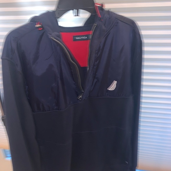 Nautica Quarter Zip Hooide - Picture 3 of 6